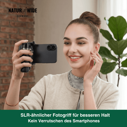 Mini-Selfie-Stick mit Stativ & Fernauslöser – Ansicht 13