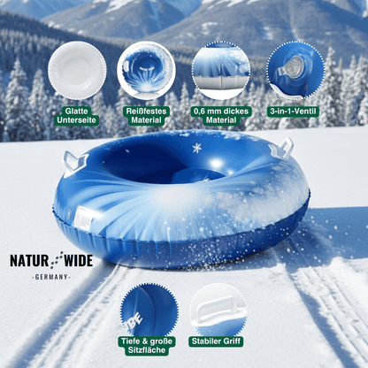 Aufblasbarer Schneereifen mit Griffen – Ansicht 7