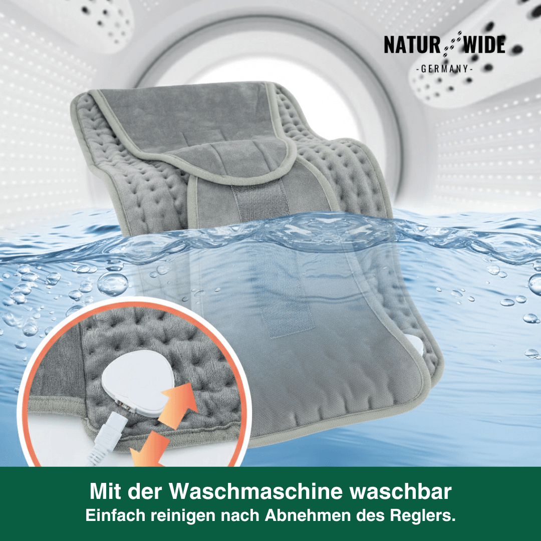 Heizgürtel für Rücken & Bauch, 9 Stufen, Timer – Ansicht 2