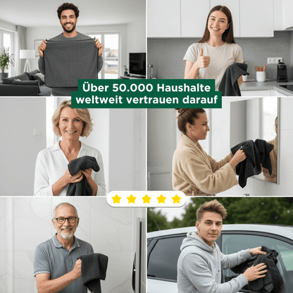 Mikrofaser-Trockentuch XXL, 600 g/m², Auto & Bad – Ansicht 16