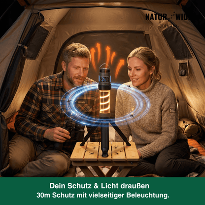 5-in-1-Campinglampe mit Mückenschutz & Stativ – Ansicht 4