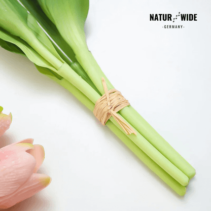 Künstliche Tulpen im 5er-Bund, täuschend echt – Ansicht 16