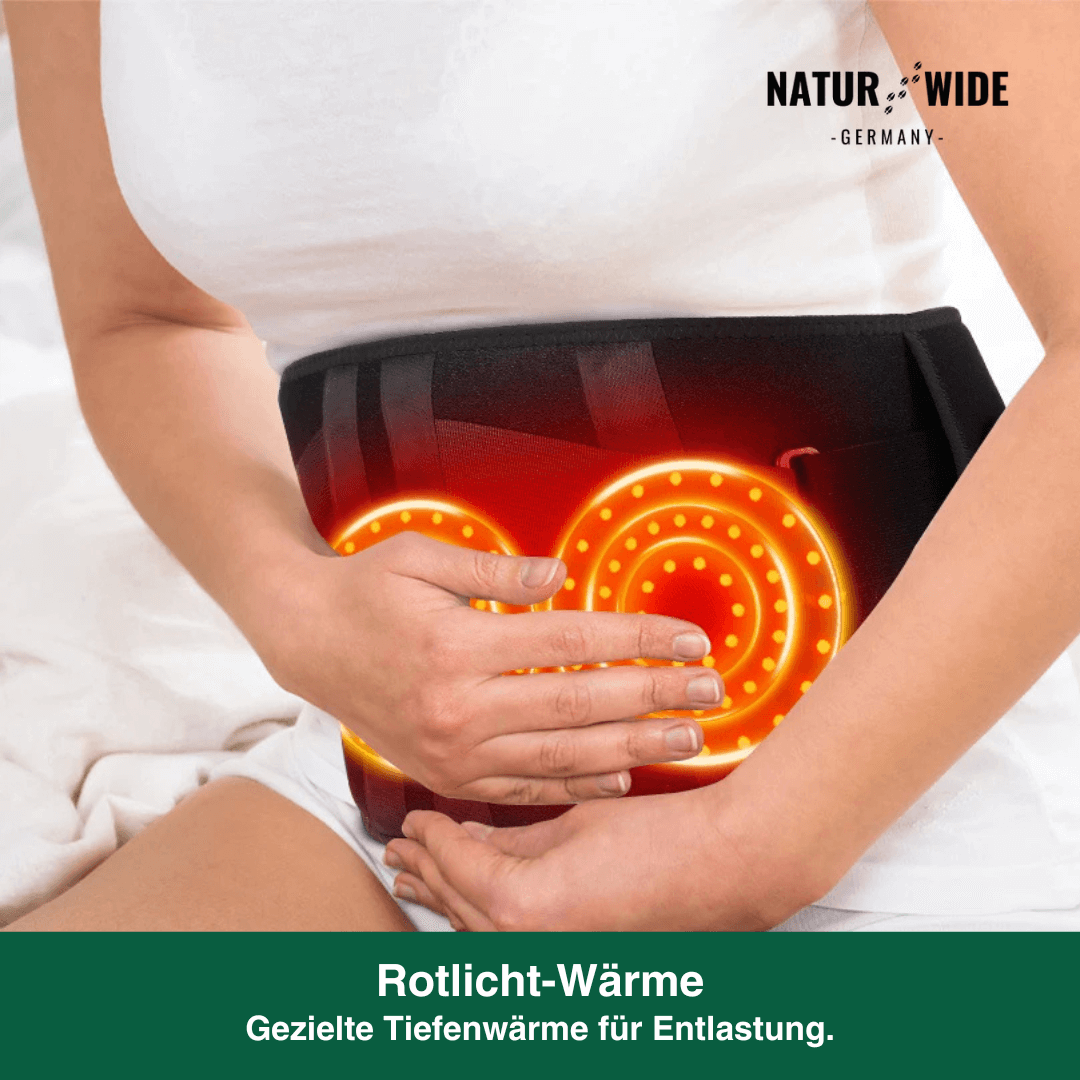 Massagegürtel mit Wärme, Vibration und Rotlicht – Ansicht 5