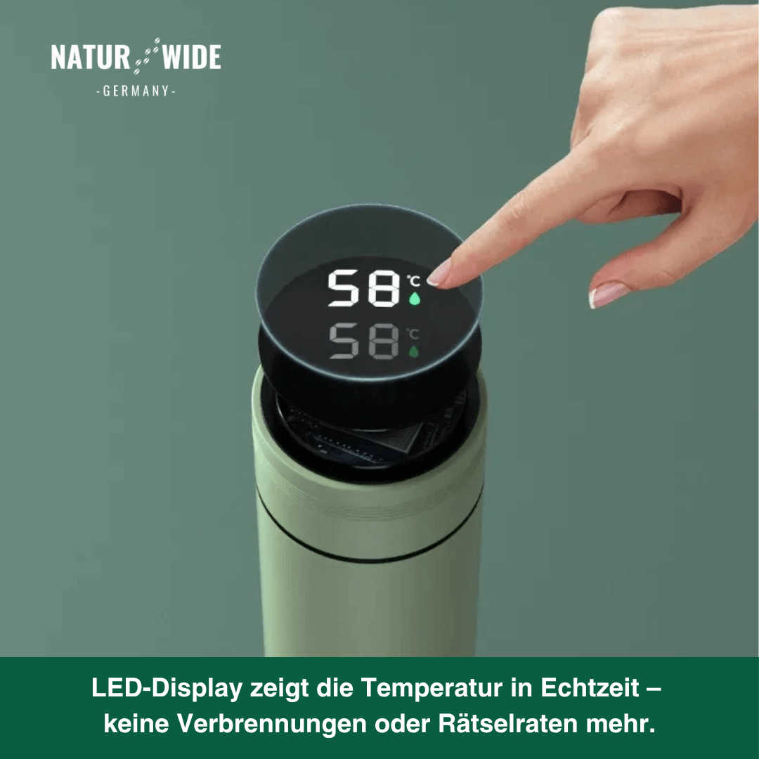 Thermobecher 500 ml mit Temperaturanzeige – Ansicht 8