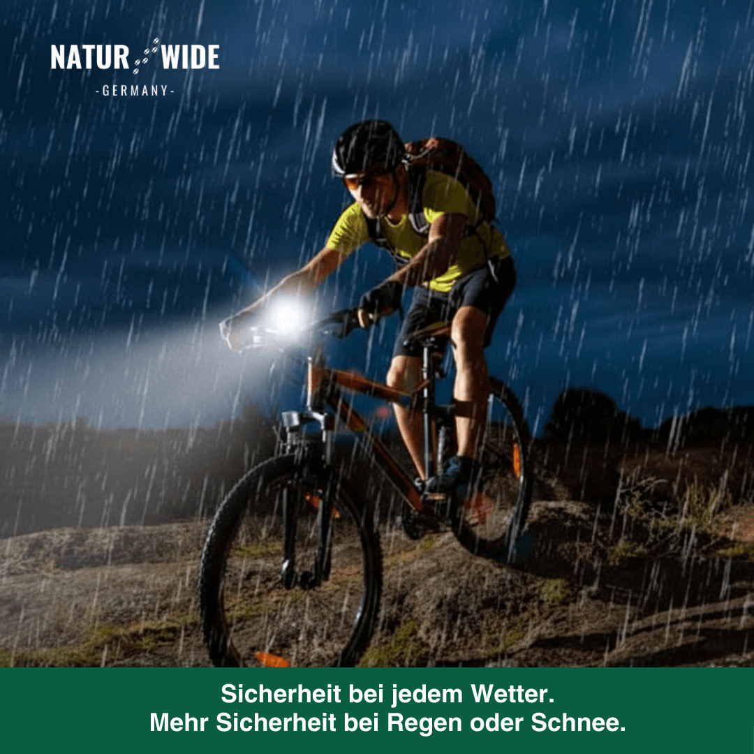 Fahrradlicht-Set mit 1200-Lumen-Frontlicht – Ansicht 11