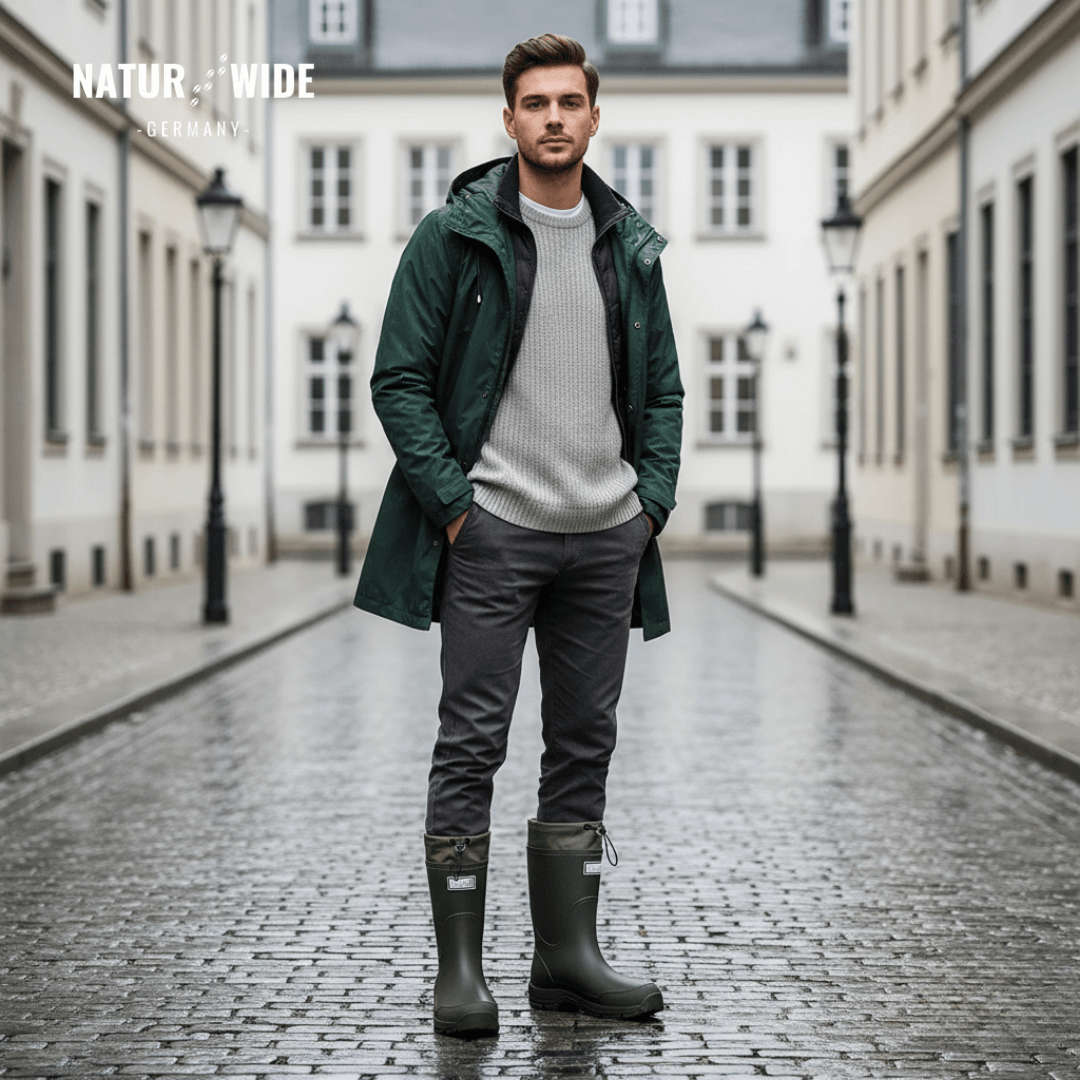 Wasserdichte Gummistiefel unisex, rutschfest – Ansicht 5