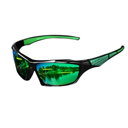 Polarisierte Sportsonnenbrille mit UV400-Schutz – Grün