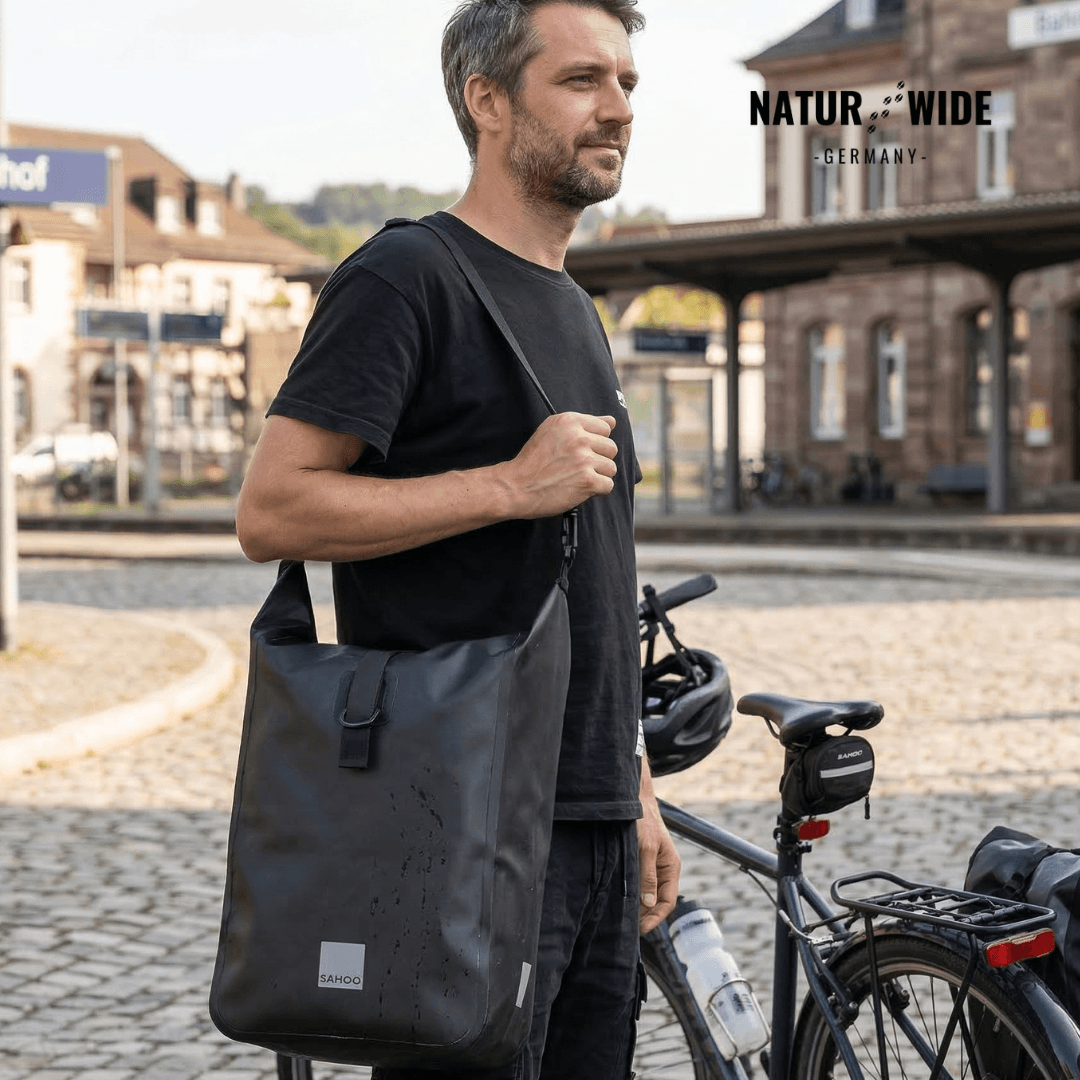 Fahrrad-Packtasche 10 L mit Rollverschluss – Ansicht 12
