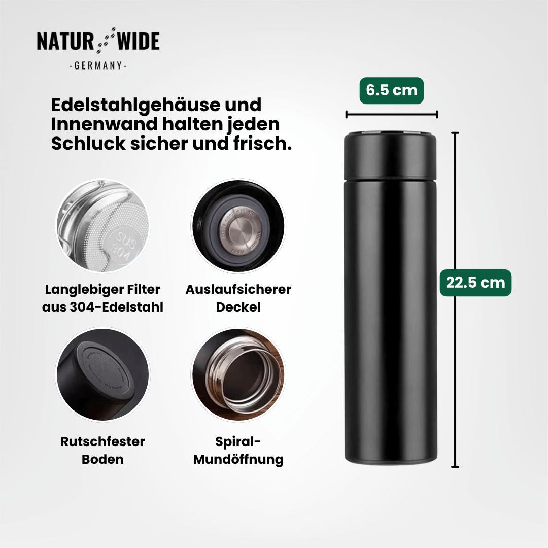 Thermobecher 500 ml mit Temperaturanzeige – Ansicht 7