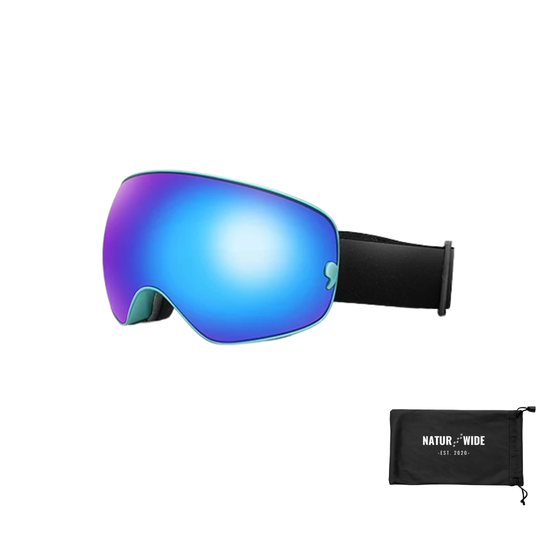 Skixpert Pro Skibrille, UV400 & Anti-Fog – Lila
