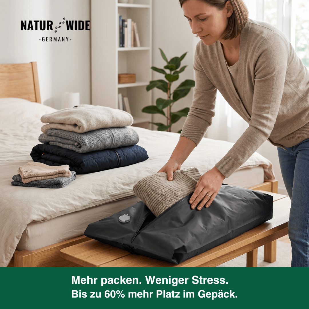 Vakuum-Packbeutel mit elektrischer Mini-Pumpe – Ansicht 3