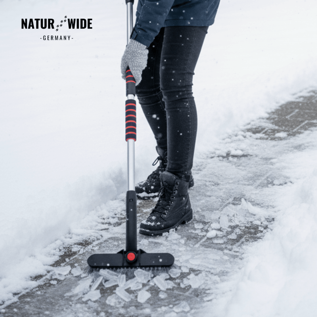 Teleskop-Schneebürste mit Eiskratzer, 2-in-1 – Ansicht 10