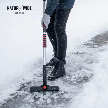Teleskop-Schneebürste mit Eiskratzer, 2-in-1 – Ansicht 10