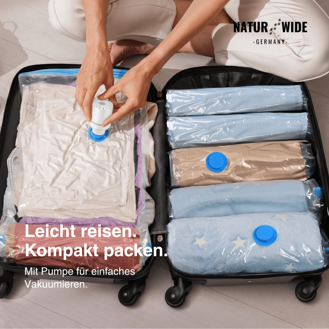 Vakuumbeutel für Kleidung & Bettdecken, 3 Stück – Ansicht 4