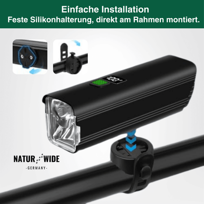 Fahrradlicht-Set mit 1200-Lumen-Frontlicht – Ansicht 7
