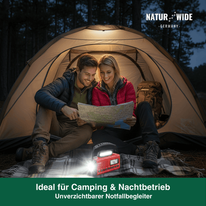 Kurbelradio mit Solar und 10.000-mAh-Powerbank – Ansicht 8