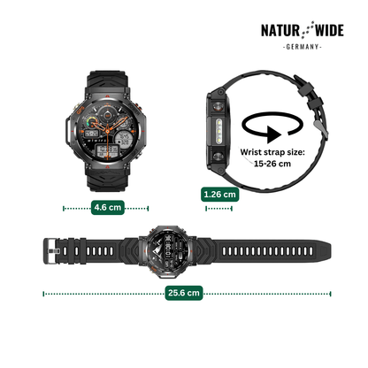 Outdoor-Smartwatch mit GPS, AMOLED & 10 ATM – Ansicht 18