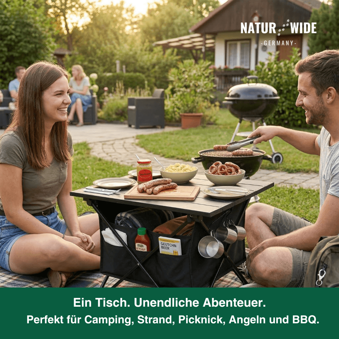 Ultraleichter Alu-Klapptisch, ca. 1 kg, 2 Größen – Ansicht 10