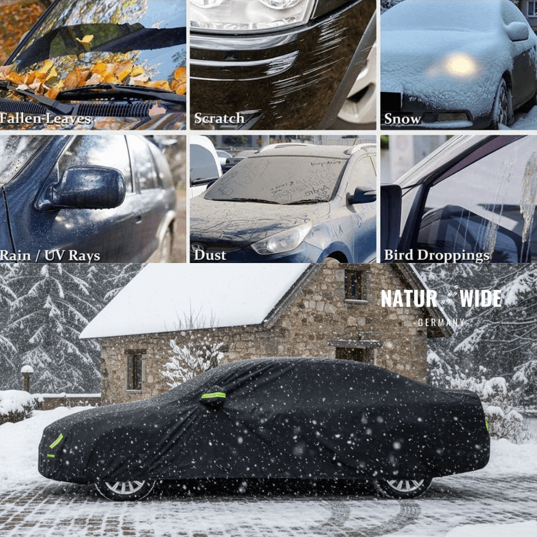 Autoabdeckung mit Reflexstreifen, PKW & SUV – Ansicht 7