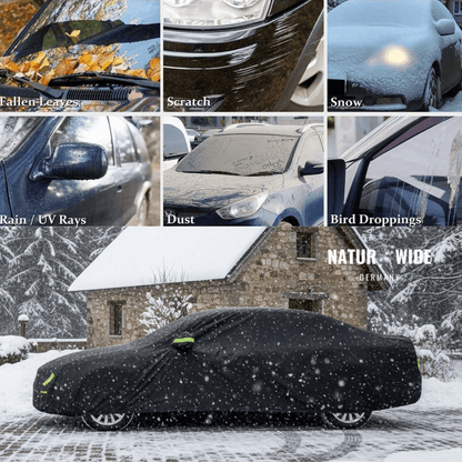 Autoabdeckung mit Reflexstreifen, PKW & SUV – Ansicht 7