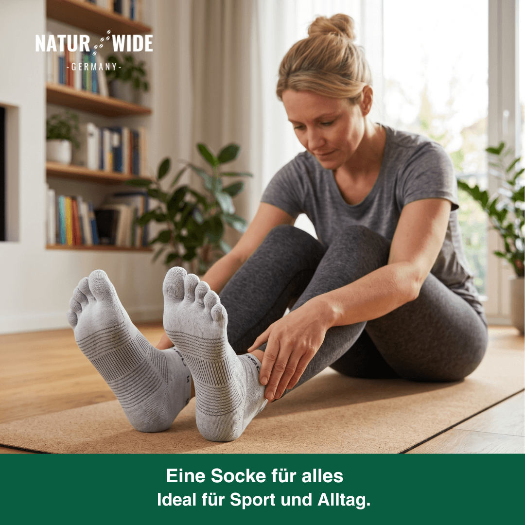 Zehensocken für Sport, schnelltrocknend – Ansicht 4
