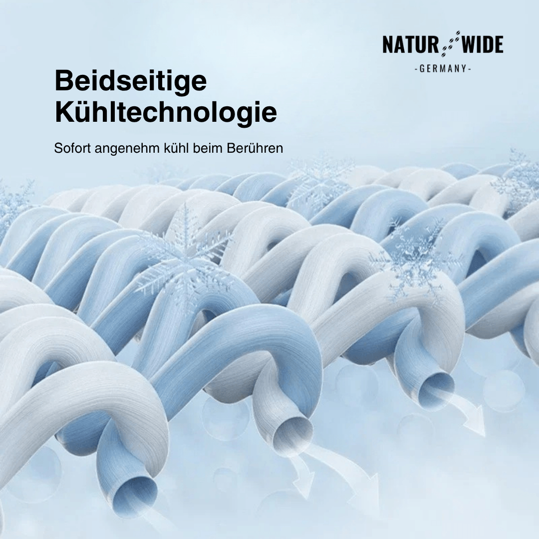 Kühlende Sommerdecke aus Ice Silk, doppelseitig – Ansicht 4