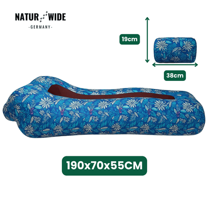 Aufblasbares Sofa-Luftbett ohne Pumpe, 200 kg – Ansicht 19