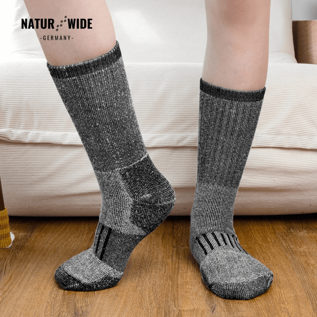 Merino-Wollsocken im 3er-Set, dick & warm – Ansicht 8