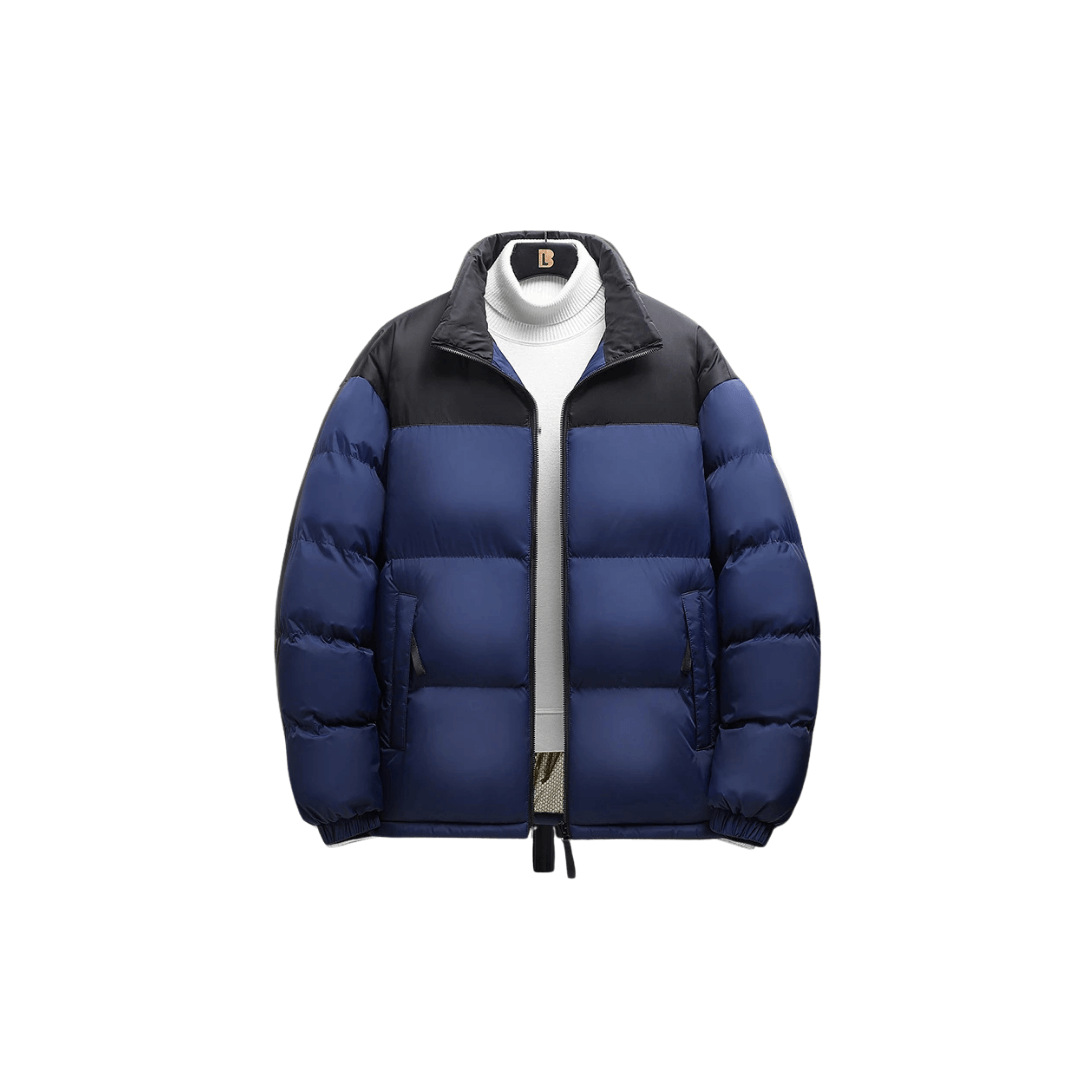 Beheizte Winterjacke mit 6 Heizzonen, 3 Stufen – Navyblau