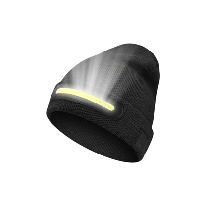 LED-Mütze mit Licht, USB-Akku, unisex