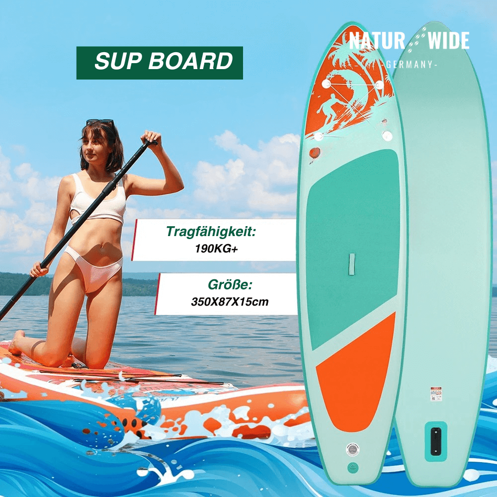 Aufblasbares SUP-Board 350 cm, Komplettset – Ansicht 3