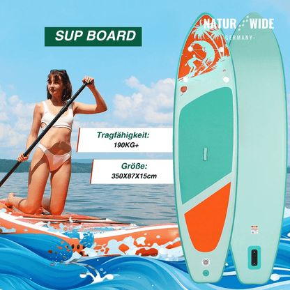 Aufblasbares SUP-Board 350 cm, Komplettset – Ansicht 3