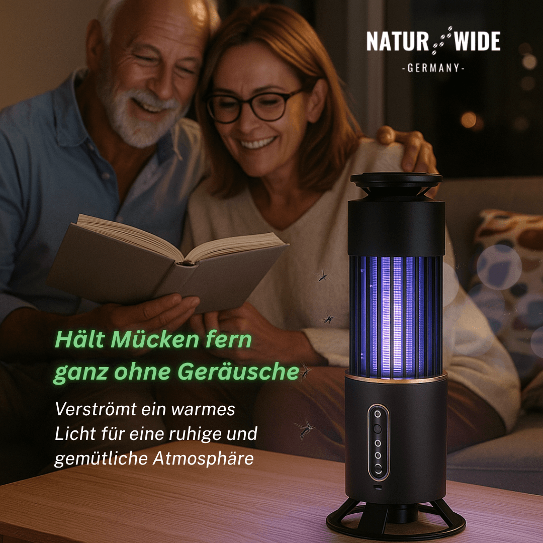 Mückenlampe mit Ventilator – leise, ohne Chemie – Ansicht 6