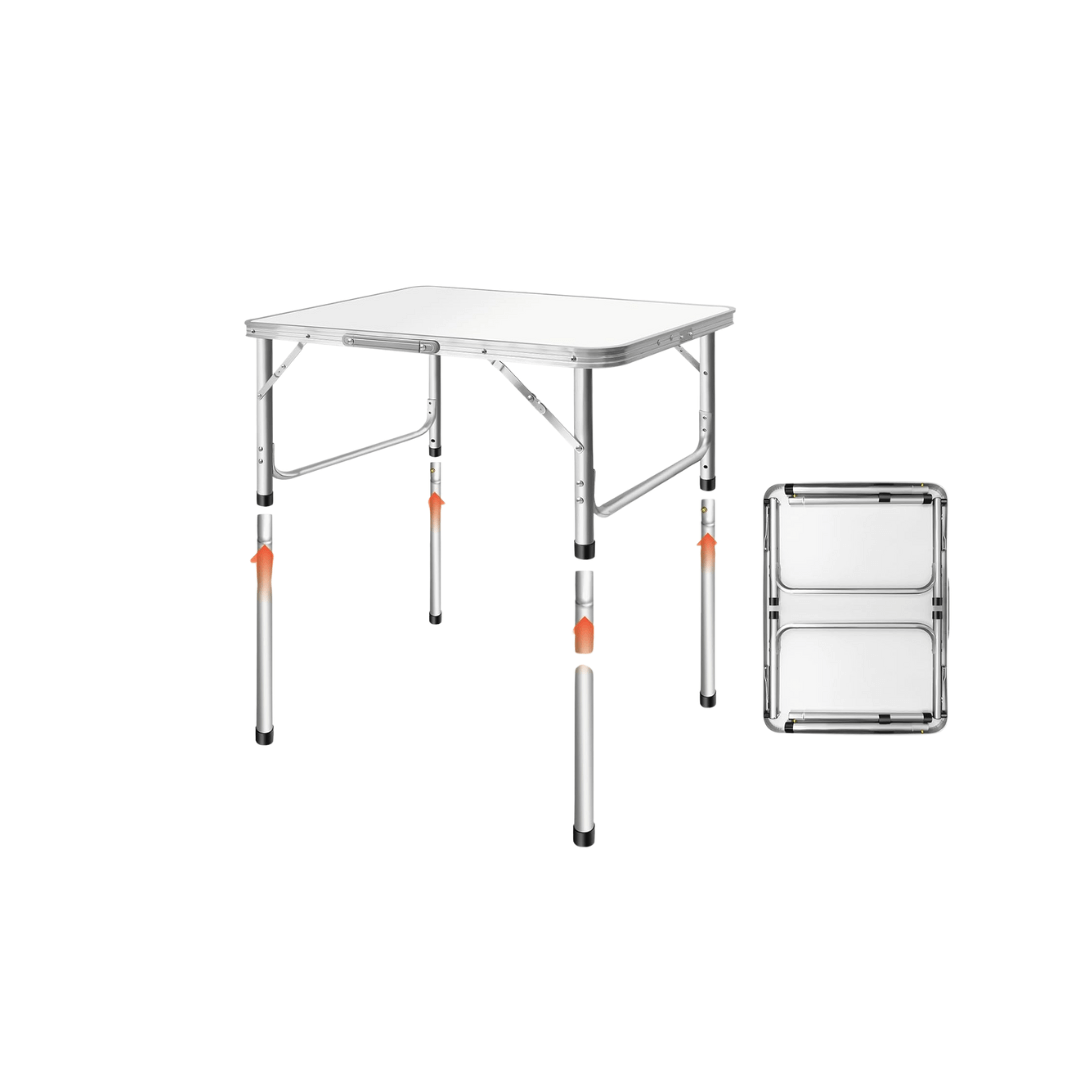 Alu-Campingtisch, klappbar & höhenverstellbar – Ansicht 26