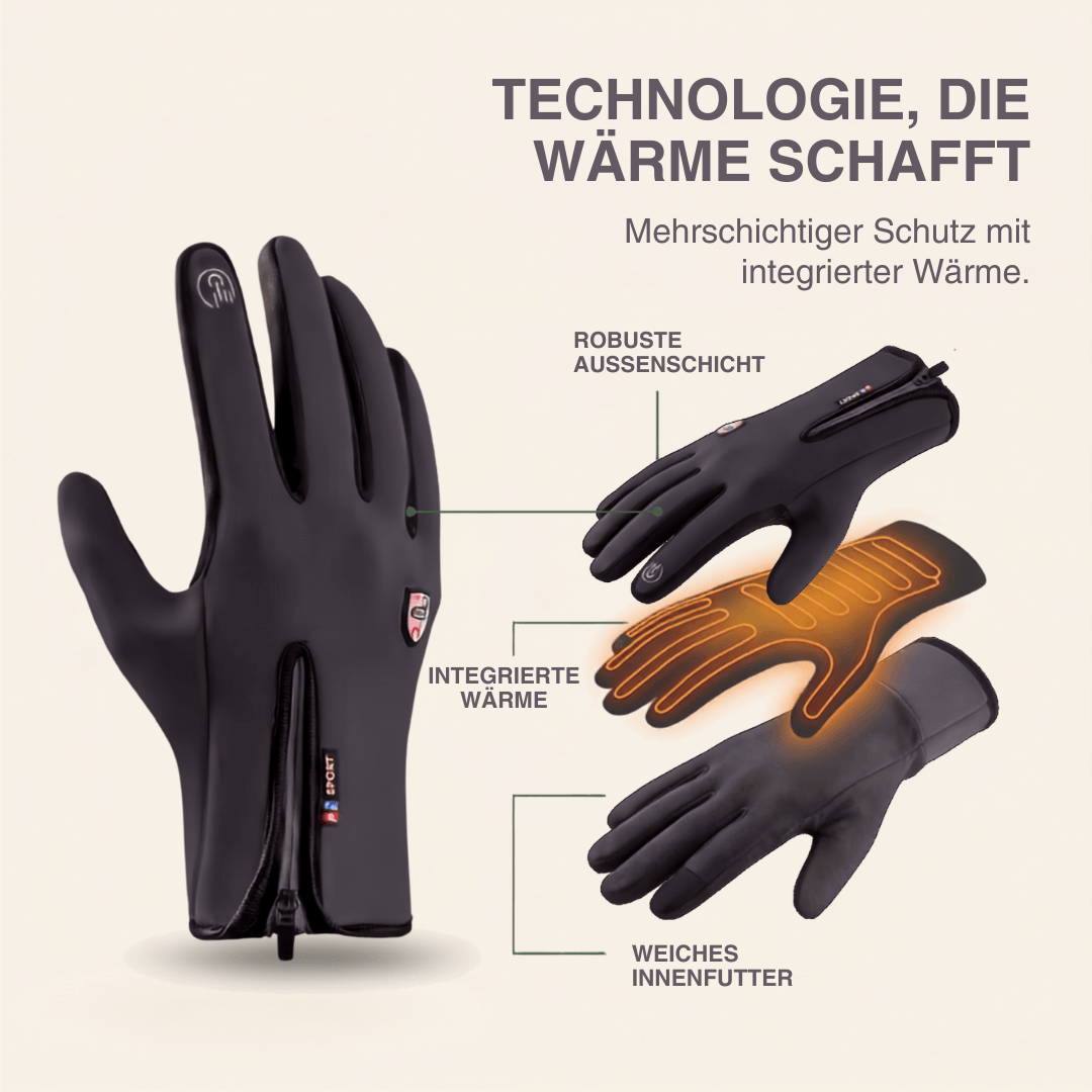 Beheizte USB-Handschuhe mit Touchscreen-Funktion – Ansicht 2