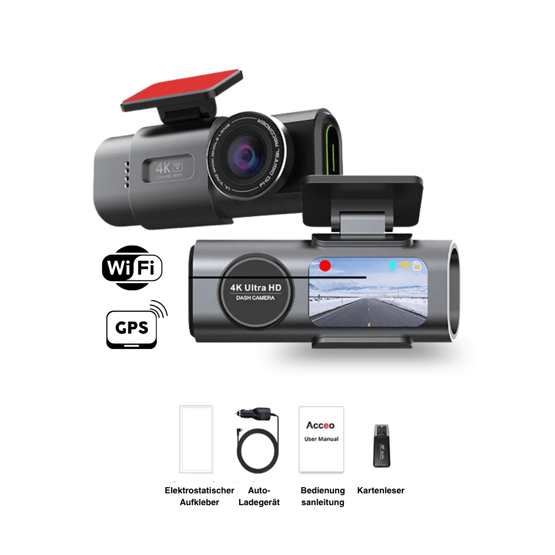 4K-Dashcam mit Sony-Sensor, WLAN & App – Ansicht 12