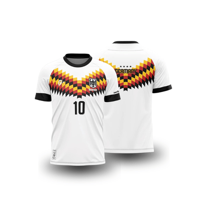 Deutschland-Fantrikot im Retro-Look, S–6XL – Ansicht 7