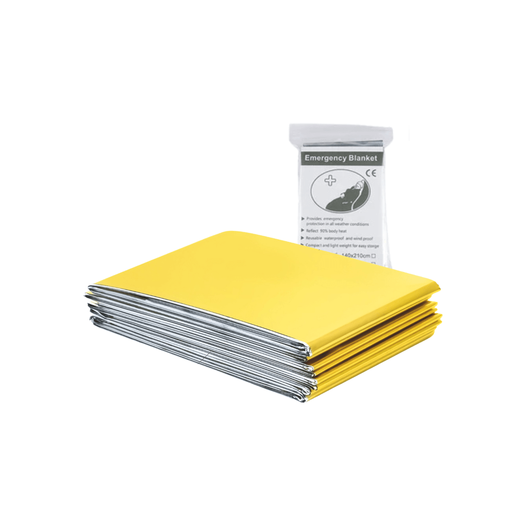 Rettungsdecke Gold/Silber 130 × 210 cm, 5 Stück – Ansicht 5