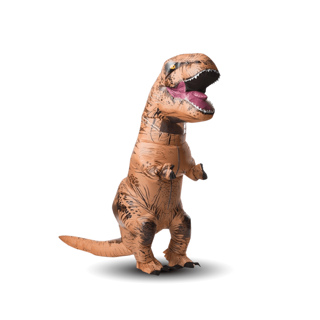 Aufblasbares T-Rex-Kostüm, Kind & Erwachsene – Ansicht 8