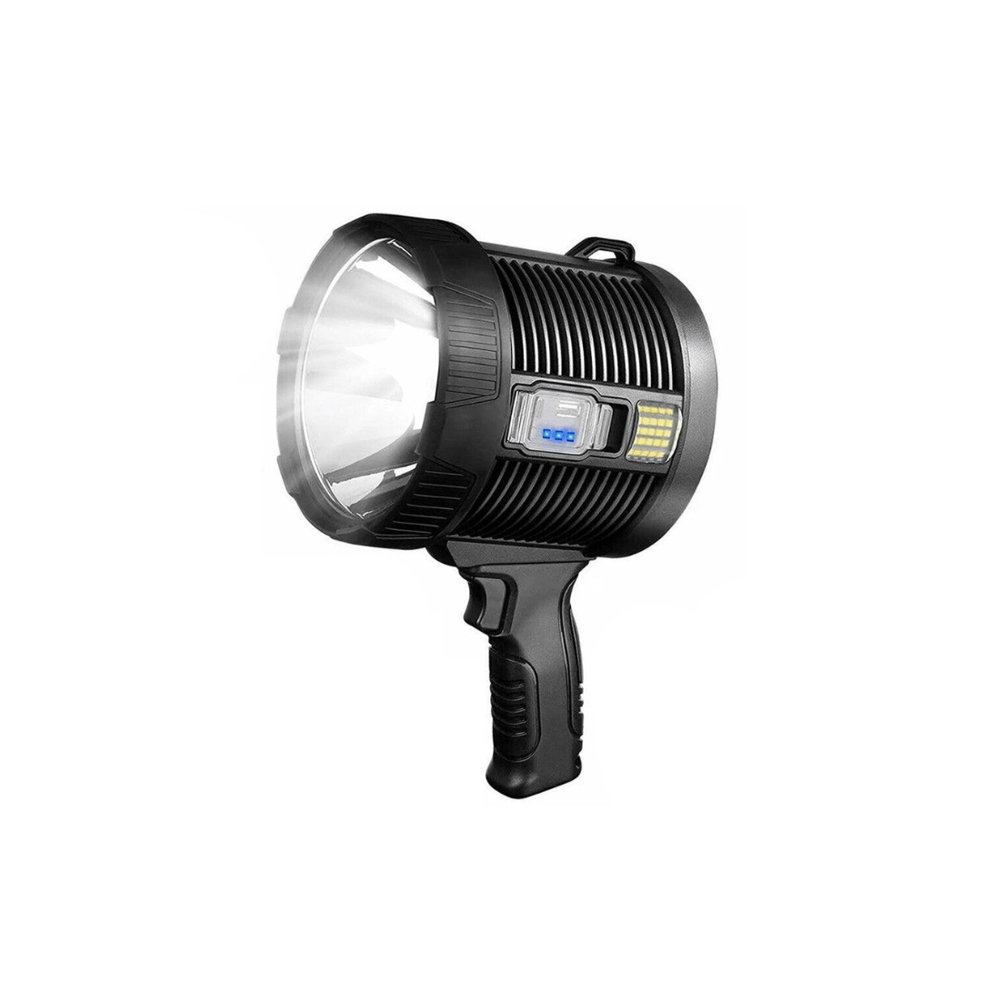 LED-Handstrahler mit Akku, Solar & Powerbank