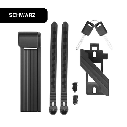 Faltschloss für Fahrrad & E-Scooter, 80 cm