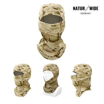 Fleece-Sturmhaube winddicht, auch unter Helm – Ansicht 13