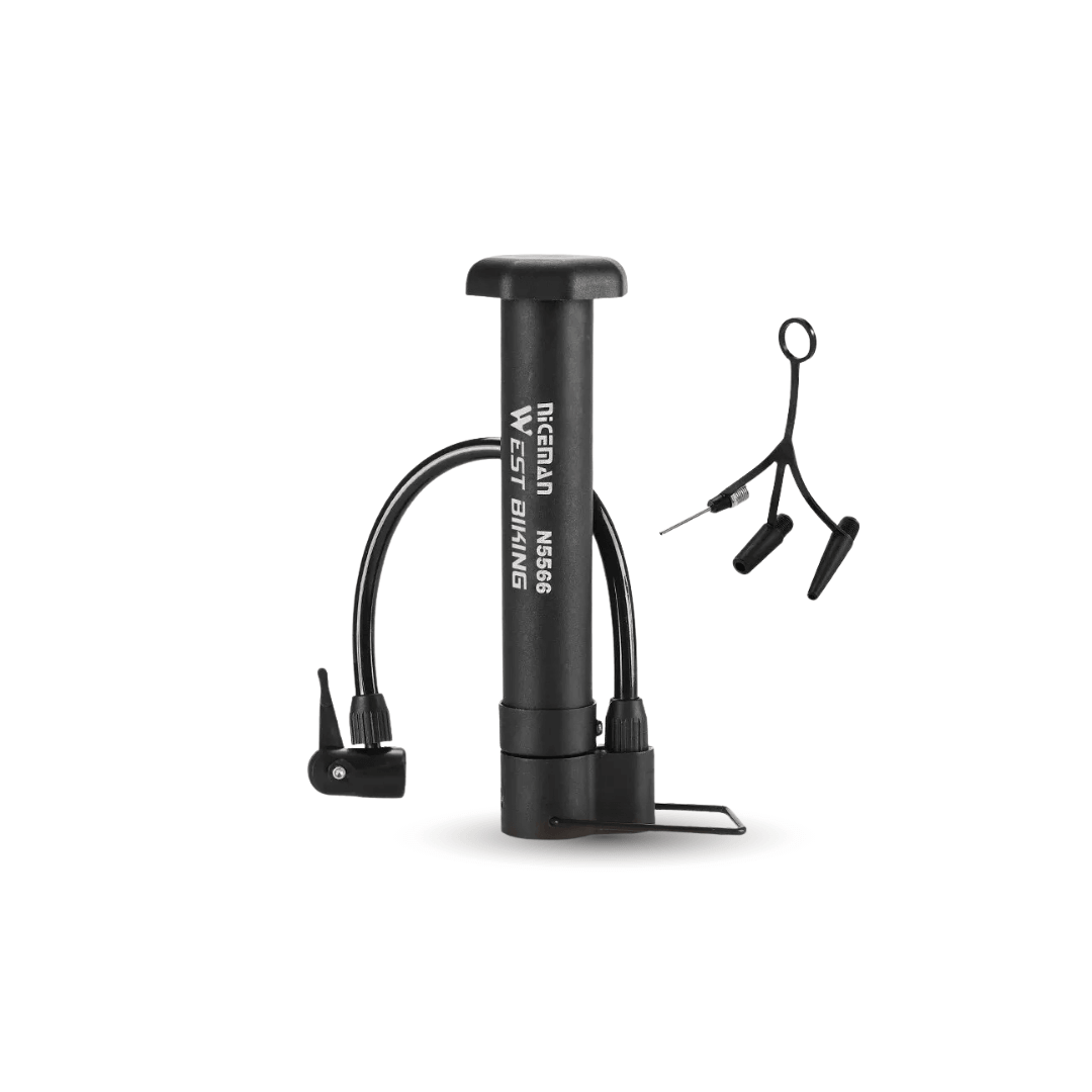 Mini-Standpumpe für Fahrrad & Ball, 5,5 bar