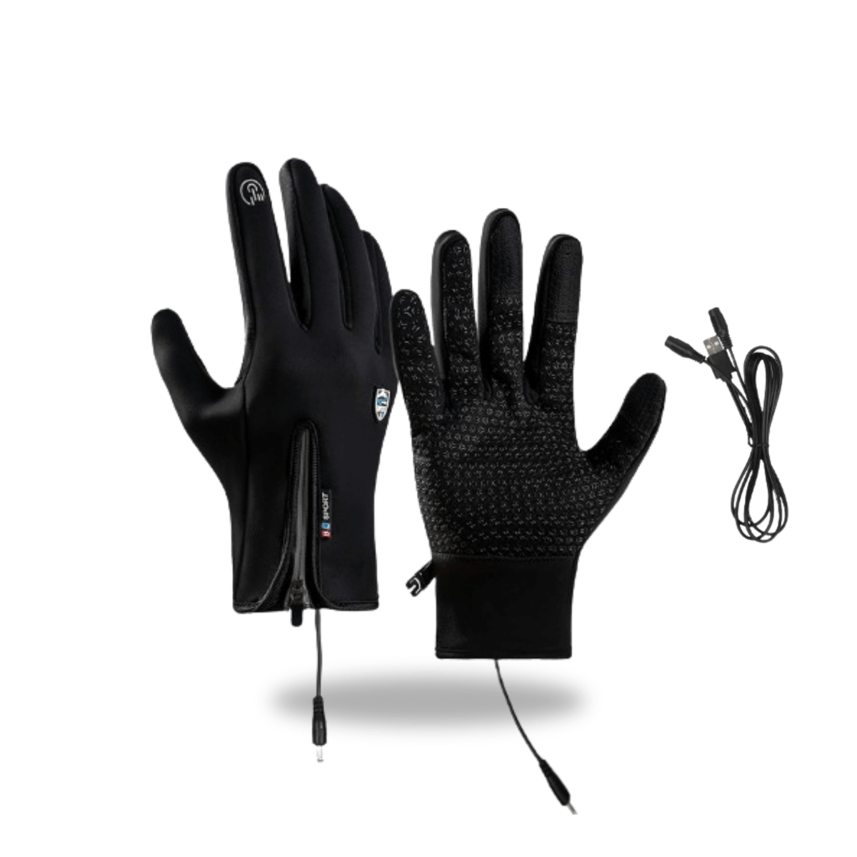 Beheizte USB-Handschuhe mit Touchscreen-Funktion
