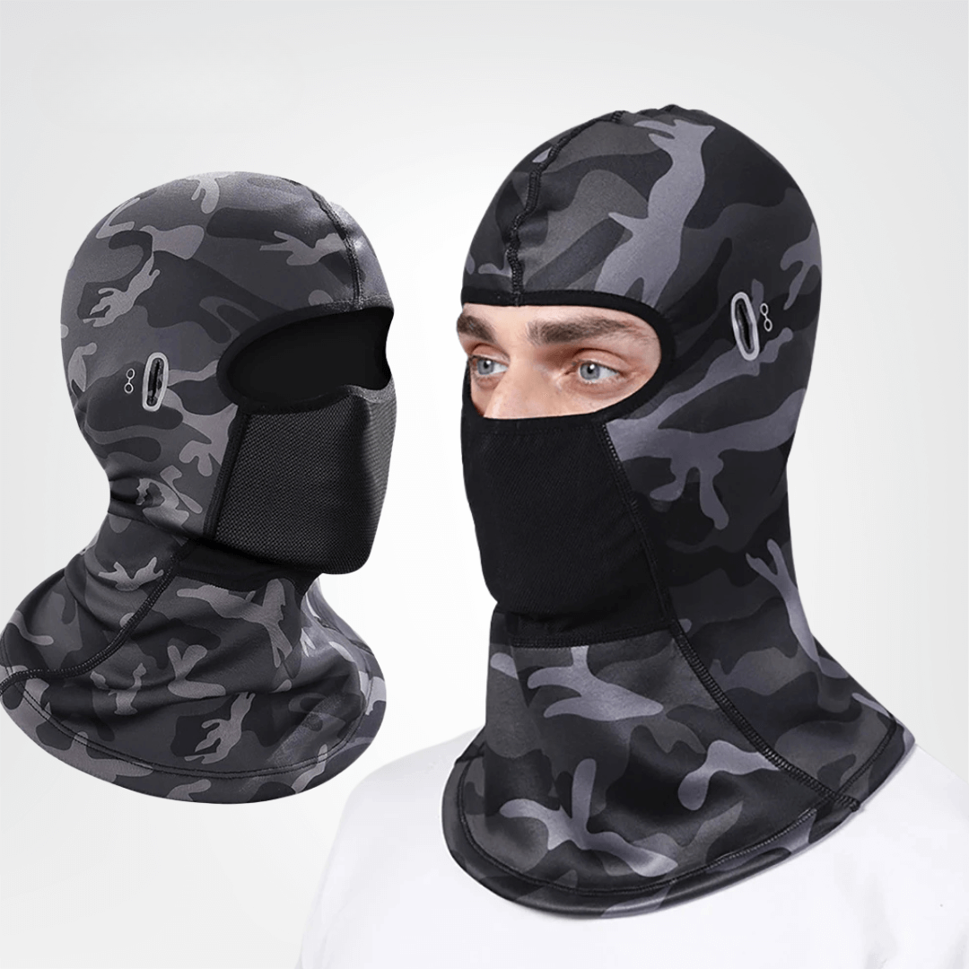 Winter-Sturmhaube für Fahrrad und Motorrad – Camouflage