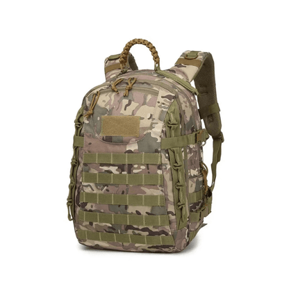 PackPro Taktischer Rucksack mit MOLLE-System – Khaki Camo