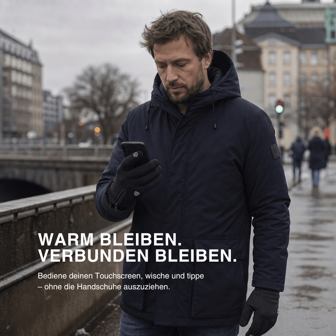 Beheizte USB-Handschuhe mit Touchscreen-Funktion – Ansicht 3