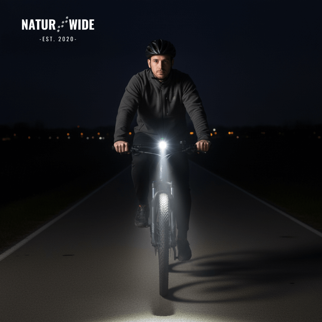 Fahrradlicht-Set mit 1200-Lumen-Frontlicht – Ansicht 20
