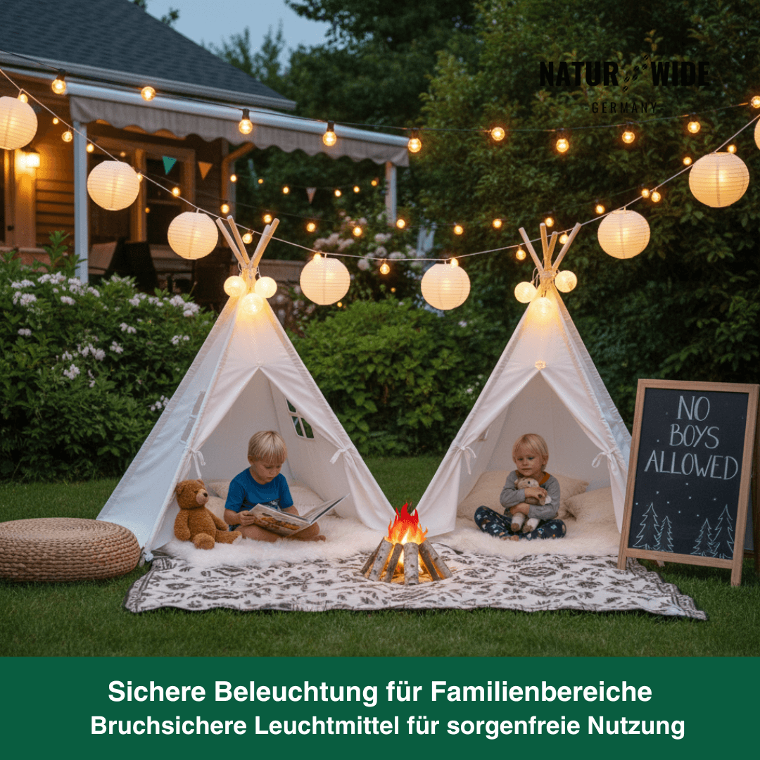 G40 LED-Lichterkette außen, bruchfest, 3–15 m – Ansicht 15