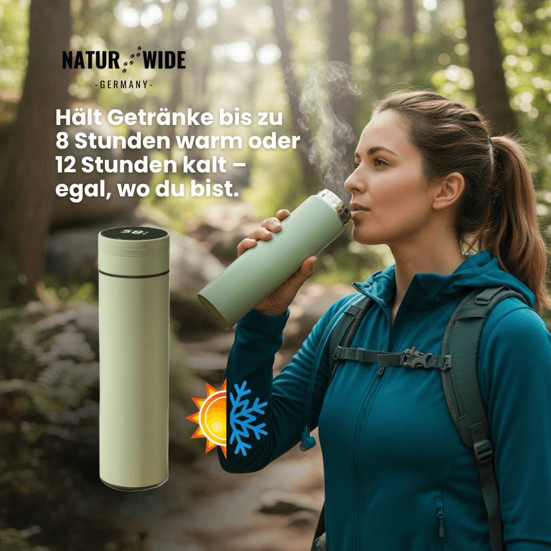 Thermobecher 500 ml mit Temperaturanzeige – Ansicht 2